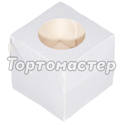 Коробка на 1 капкейк белая 10х10х10 см ForG Muf 1 PRO I W W