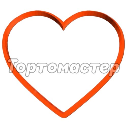 Вырубка пластиковая LUBIMOVA "Сердечко" LC-00005119
