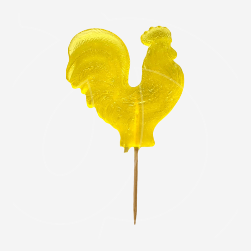 Леденец из изомальта "Петушок большой желтый" 19 г ЛД1 