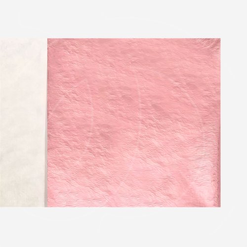 Поталь листовая непищевая Розовая 8х8,5 см 5 шт 