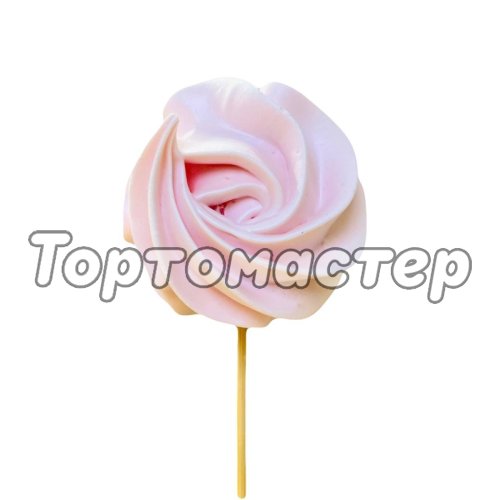 Украшение кондитерское сахарное безе на палочке "Розовое" 15 г Б31 розовое	