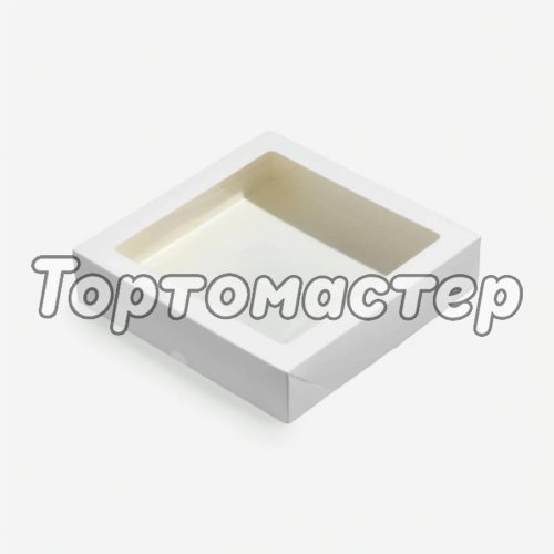 Коробка для сладостей белая 20х20х4,5 см ForG TABOX PRO 1500 W ST