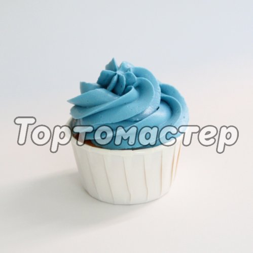 Капсула бумажная с подворотом Белая (с ламинацией) D50 H40 100 шт ForG MUFFIN PRO W/W 
