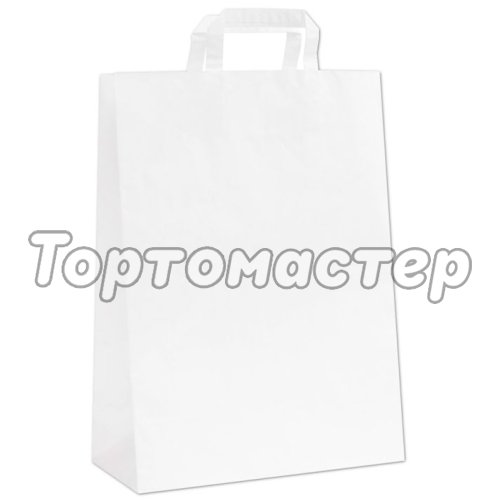 Пакет бумажный Белый 28х15х32 см Eco carrBag pl W 280