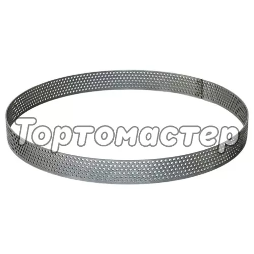 Форма металлическая для выпечки Кольцо перфорированное PEKU H2 D16 см КП/2/16
