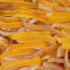 Цукаты из апельсина кожура 6х6 см 100 г 84812