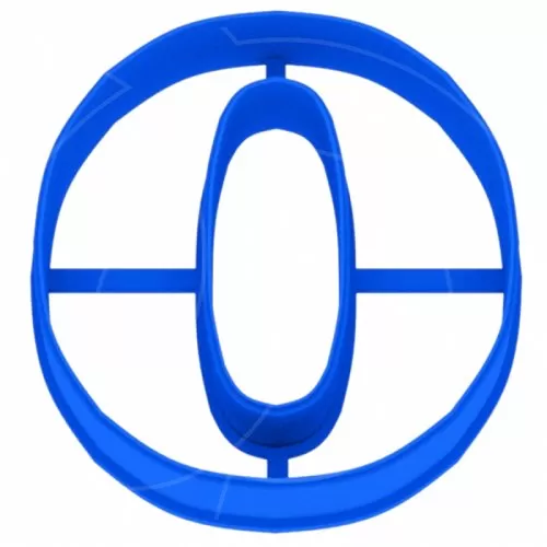 Вырубка пластиковая LUBIMOVA "Цифра 0" LC-00005264