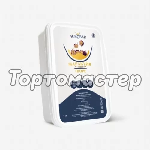 Пюре замороженное AGROBAR Маракуйя с семечкой 250 г 