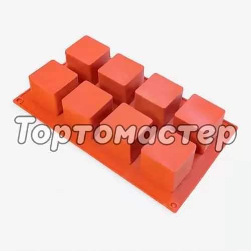 Форма силиконовая "Кубики" 5 см 8 шт СФ-44